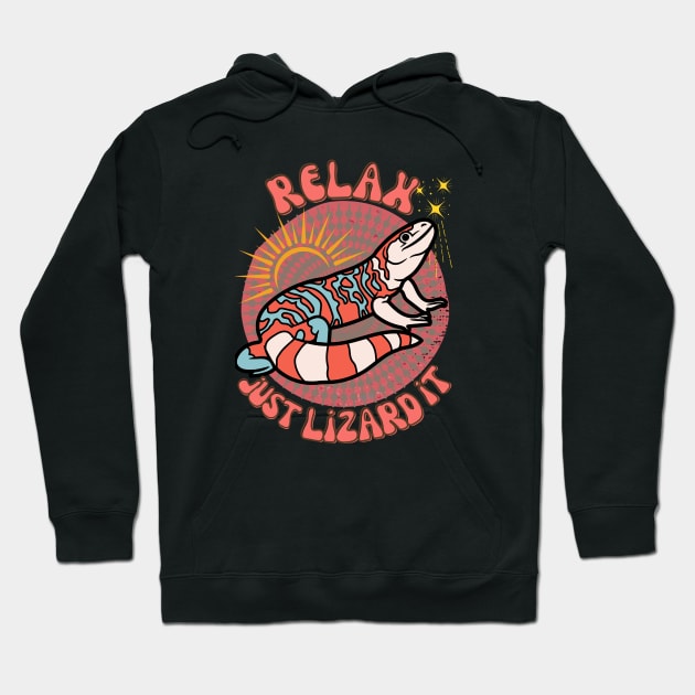 Relax, Just Lizard It - Funny Zen Hoodie by SEIKA by FP